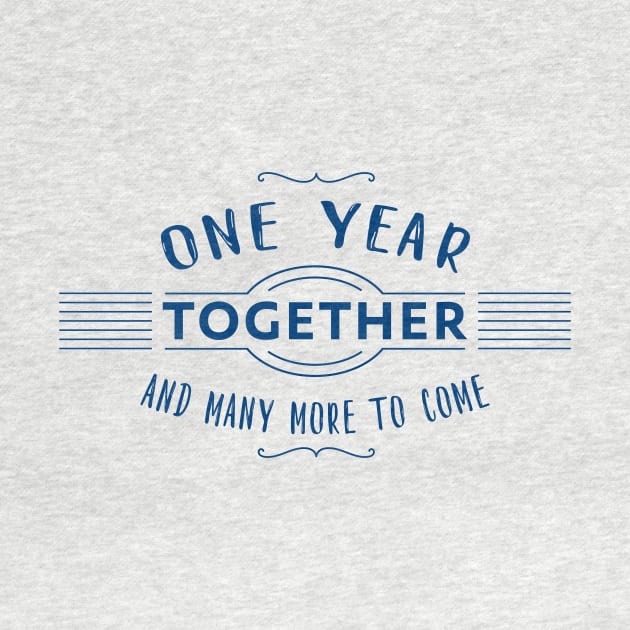 1st anniversary couple milestone by IngaDesign